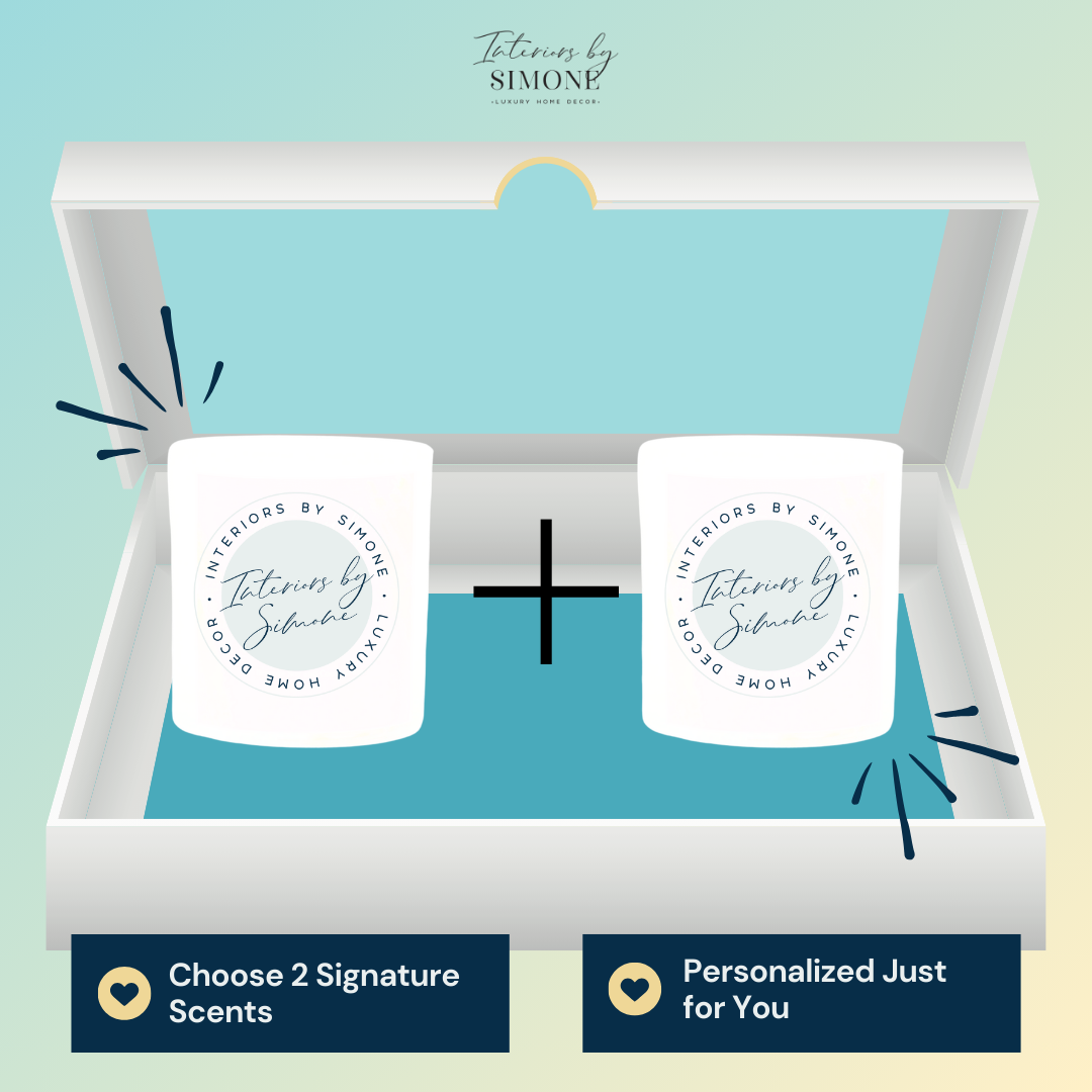 Brand New: 2 Signature Candle Customizable Box